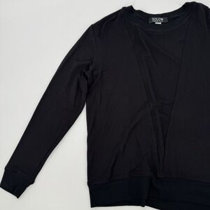 SOLOW Mesh Athletic Top Womens XS Athleisure Long Sleeve Soft Casual Workout